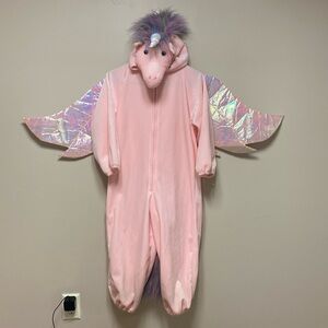 Chosun fleece zip Pegasus hooded winged costume xl 7/8